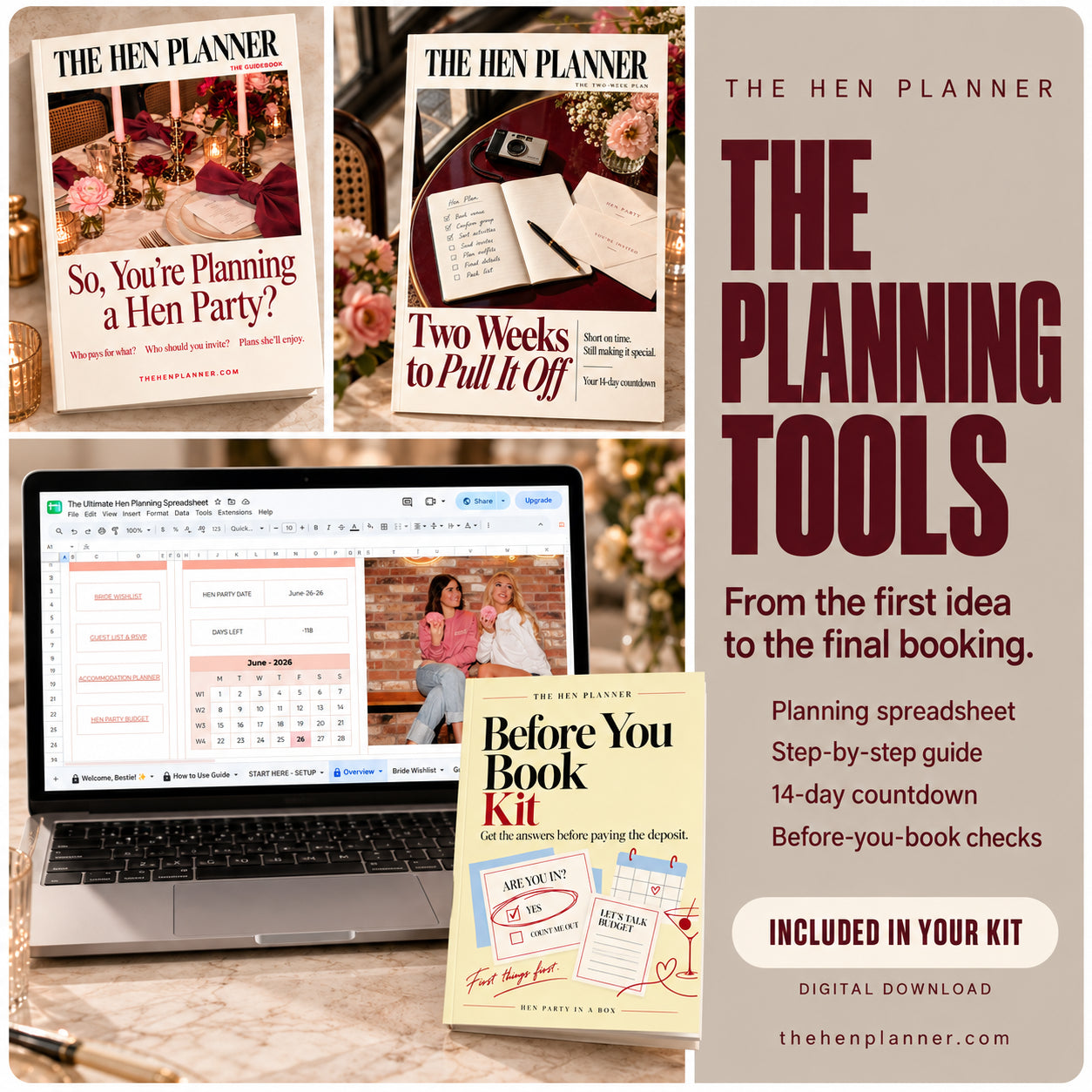 Hen Party in a Box | The Digital Planning & Celebration Kit