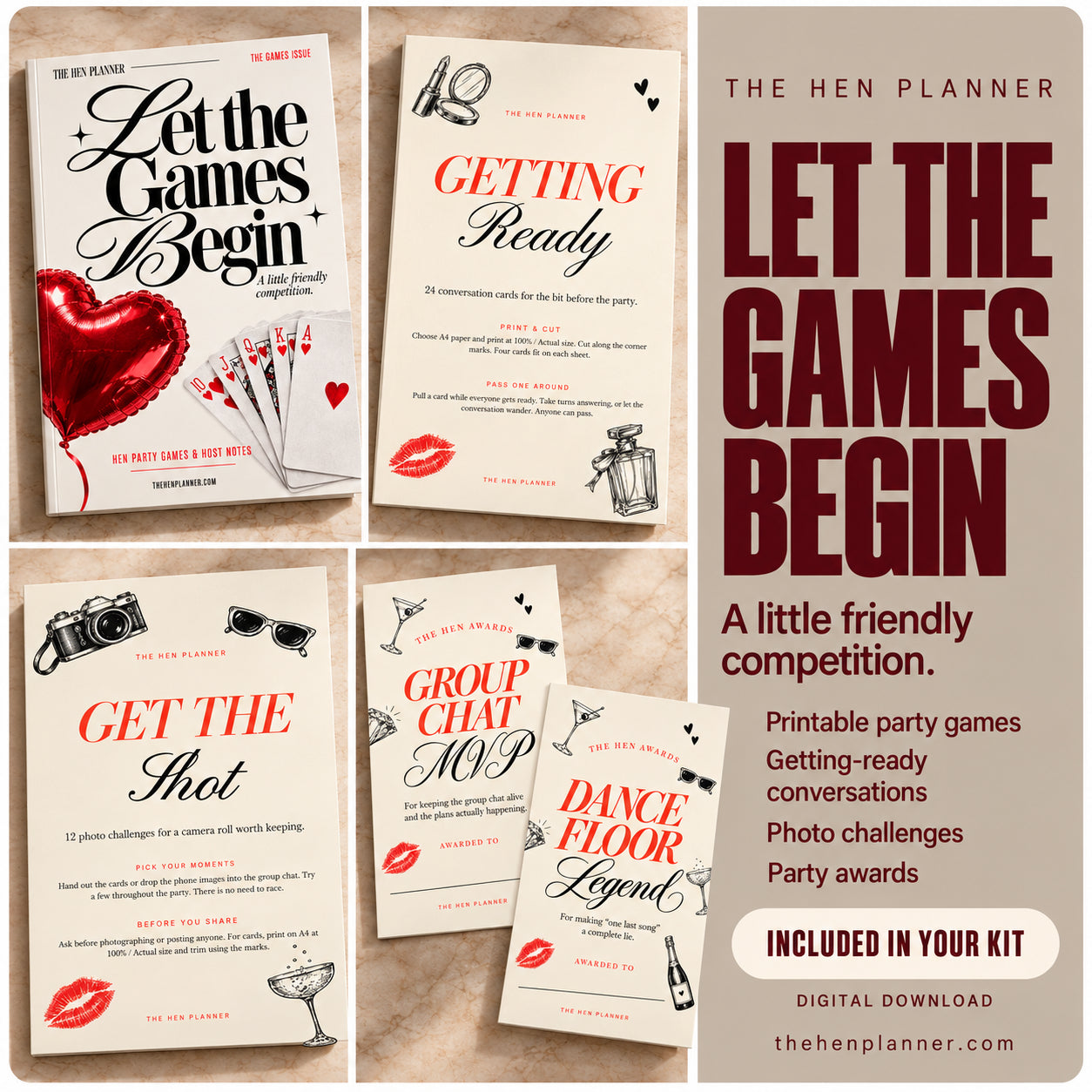 Hen Party in a Box | The Digital Planning & Celebration Kit