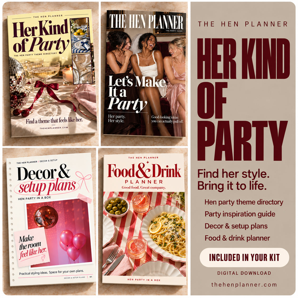 Hen Party in a Box | The Digital Planning & Celebration Kit