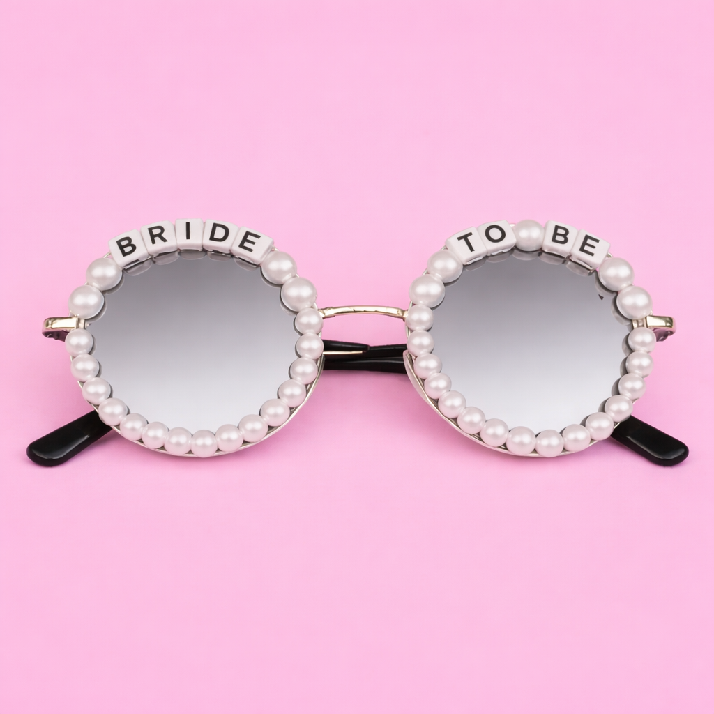 Bride To Be Pearl Statement Sunglasses The Hen Planner