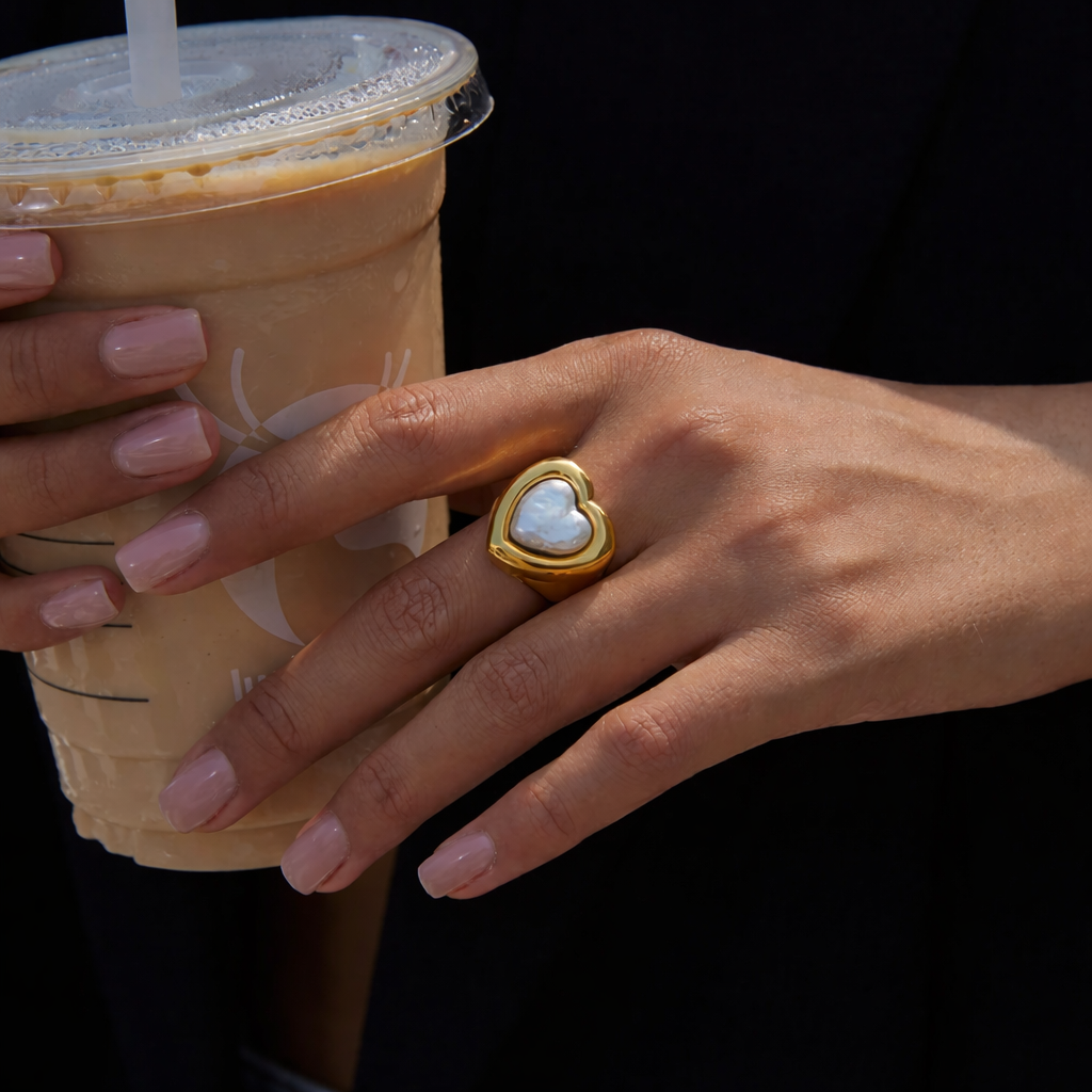 Heart Statement Ring - The Hen Planner