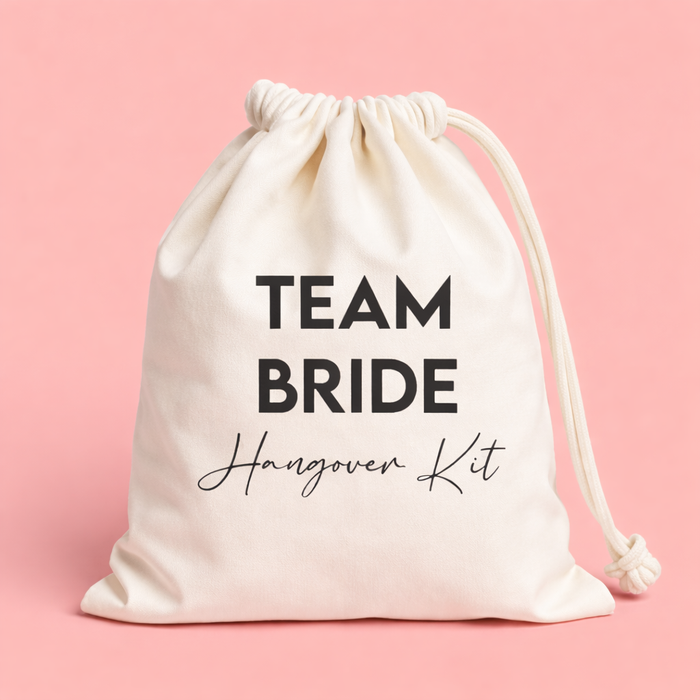 Set of 5 Team Bride Hangover Bags - The Hen Planner