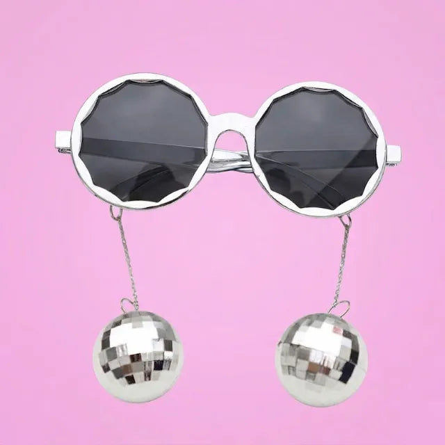 Disco Ball Glasses | Hen Party Photo Booth Sunglasses