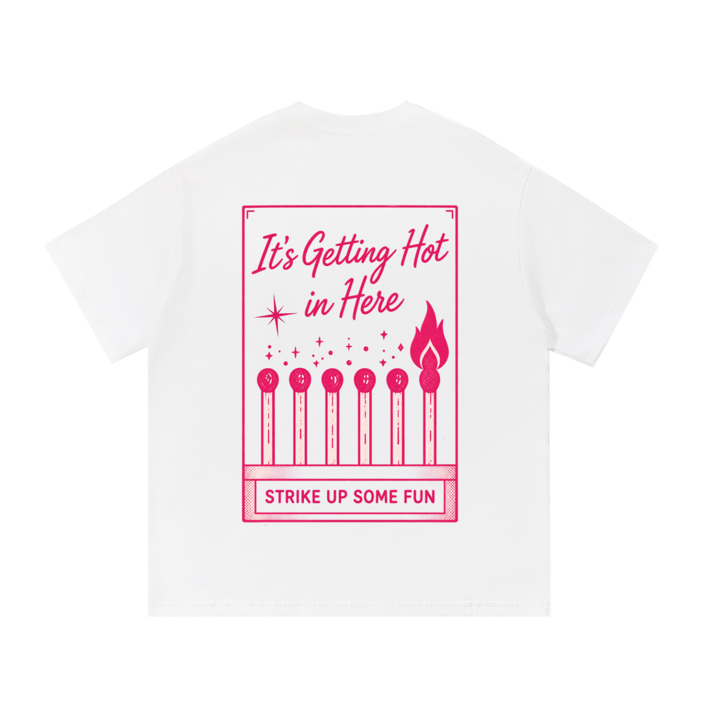 It’s Getting Hot Oversized Hen Party T-Shirt