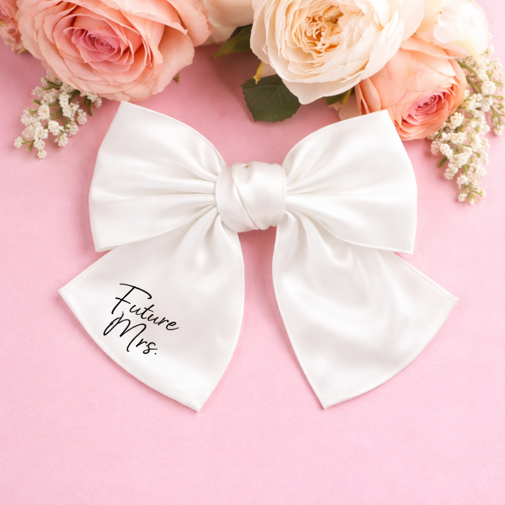 Future Mrs Hair Bow Clip - The Hen Planner