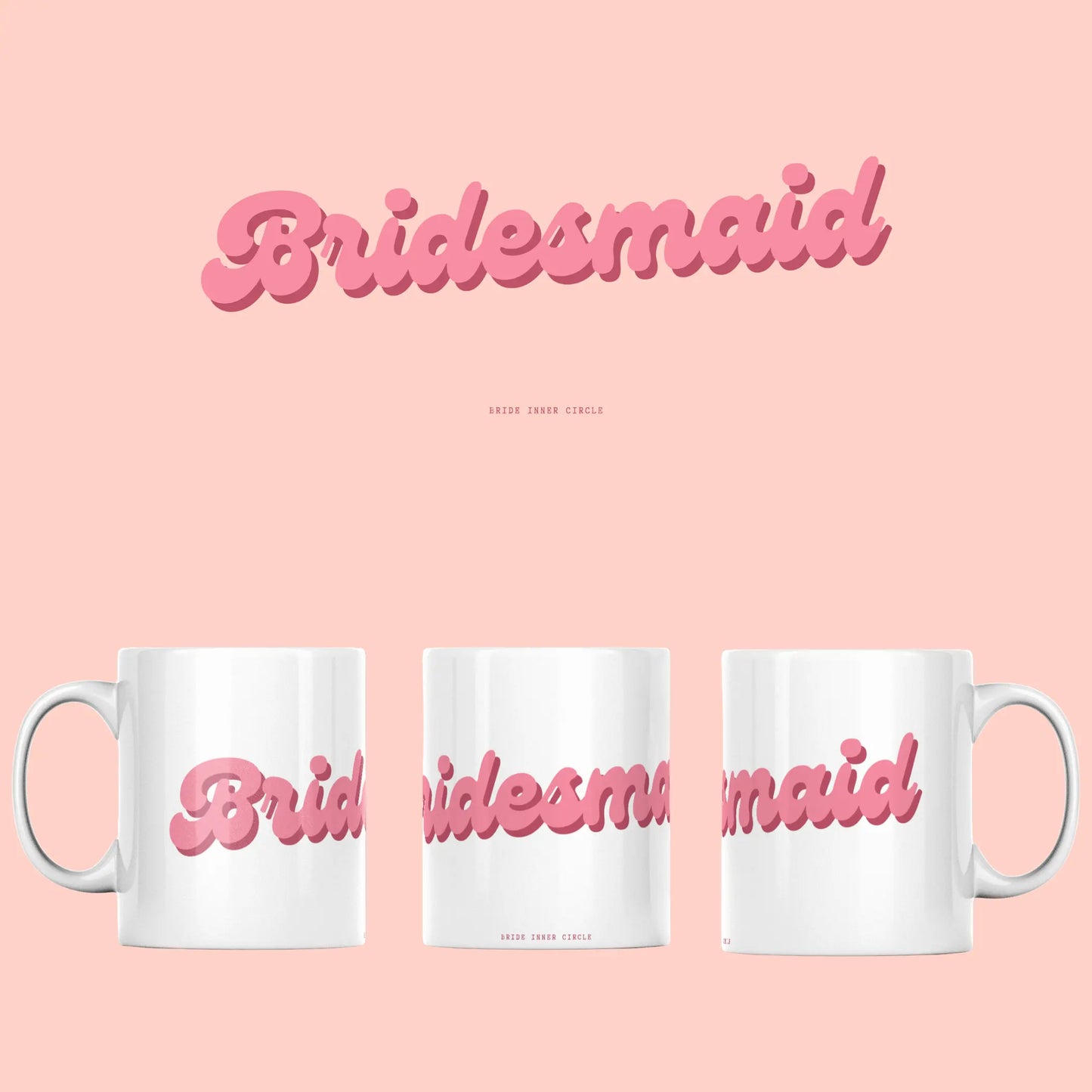 Bridal Party Role Mug – Bride, Bridesmaid, Maid of Honour & Wedding Party Gift The Hen Planner