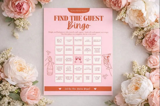 Find the Guest hen party bingo printable