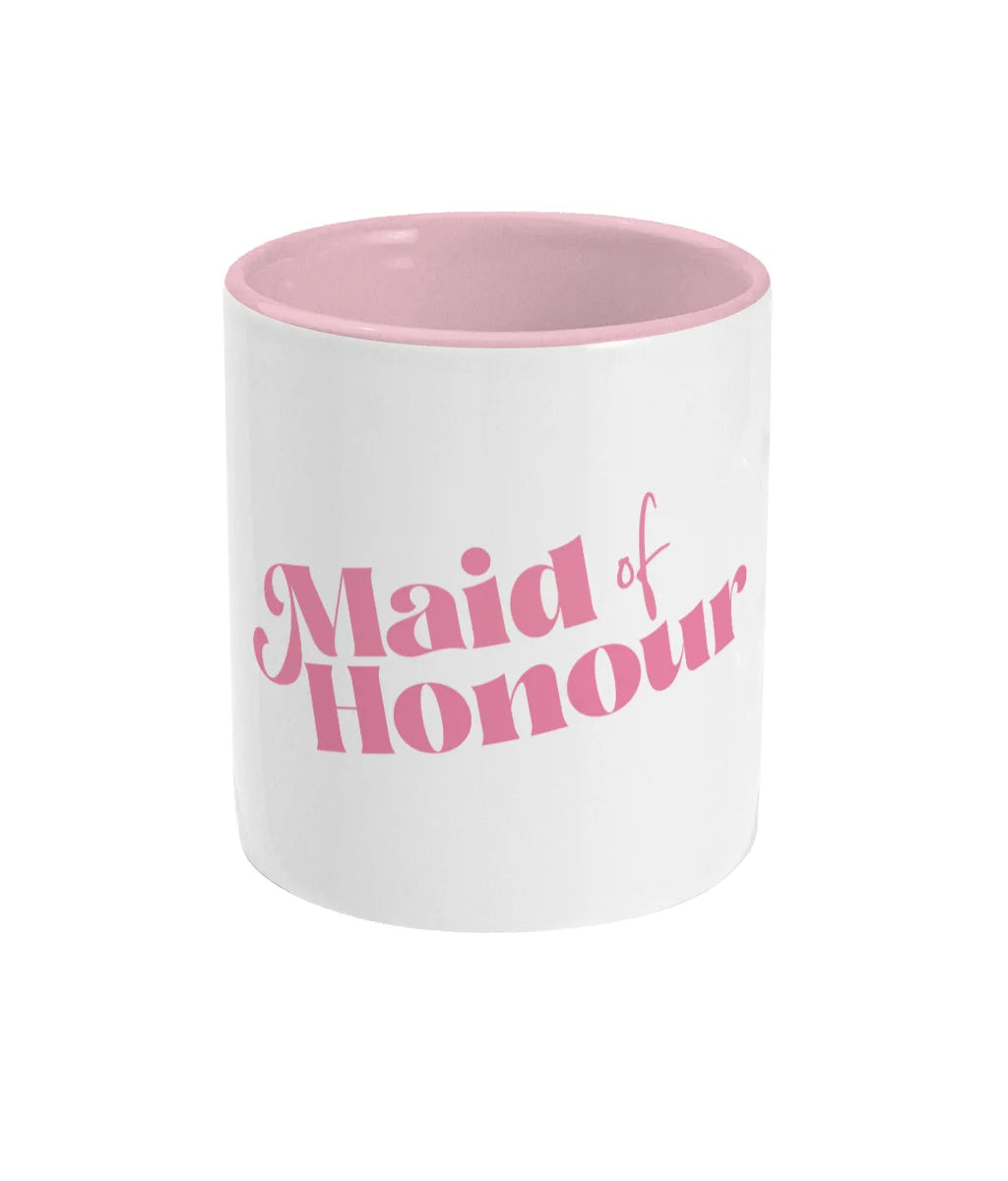 Maid of Honour Mug | Pink Bridal Party Gift The Hen Planner