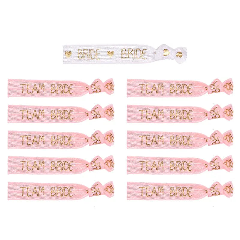 6/11pcs Team Bride Bachelorette Party Bracelet Bride To Be Decoration Accessories Hen Party Wedding Bridal Shower Supplies The Hen Planner