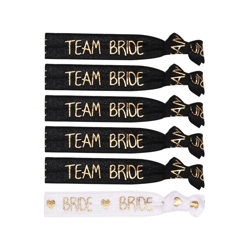 6/11pcs Team Bride Bachelorette Party Bracelet Bride To Be Decoration Accessories Hen Party Wedding Bridal Shower Supplies The Hen Planner