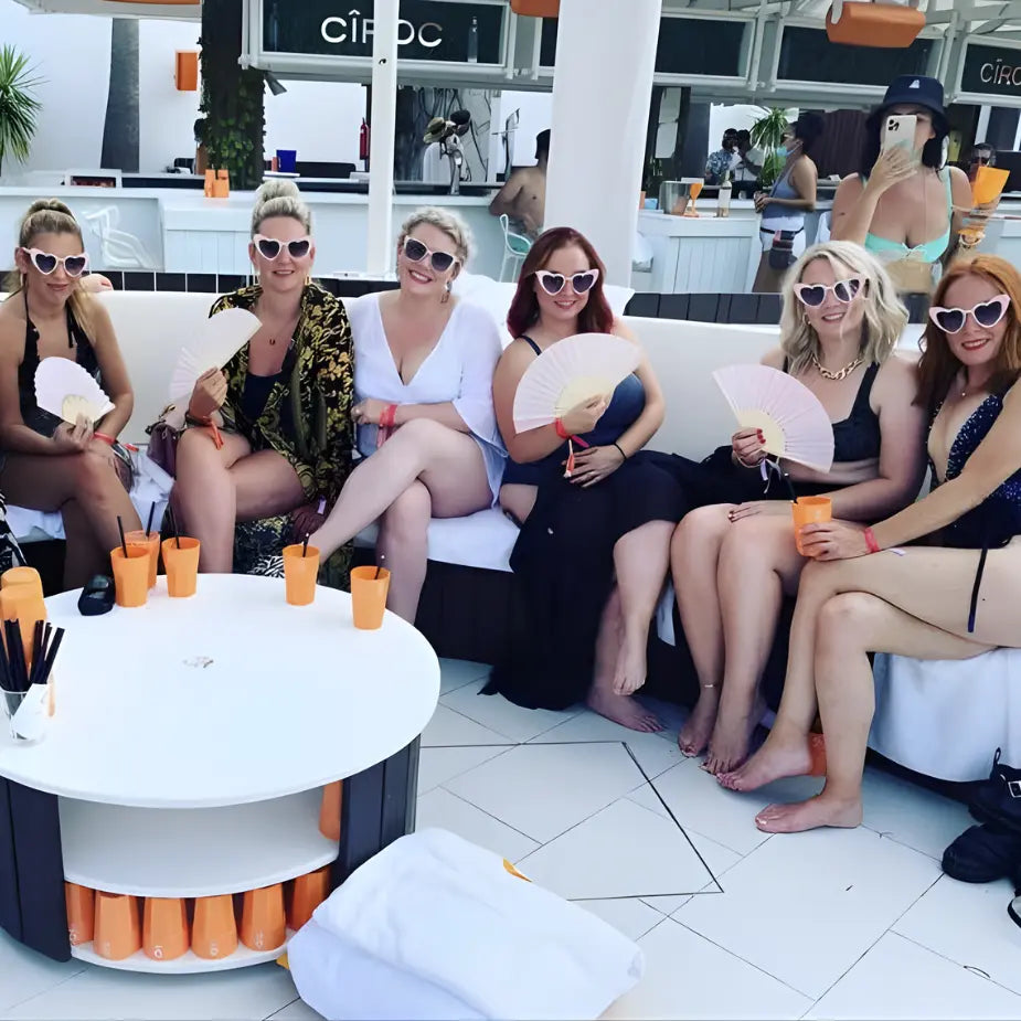 Heart Shaped Hen Party Sunglasses - The Hen Planner