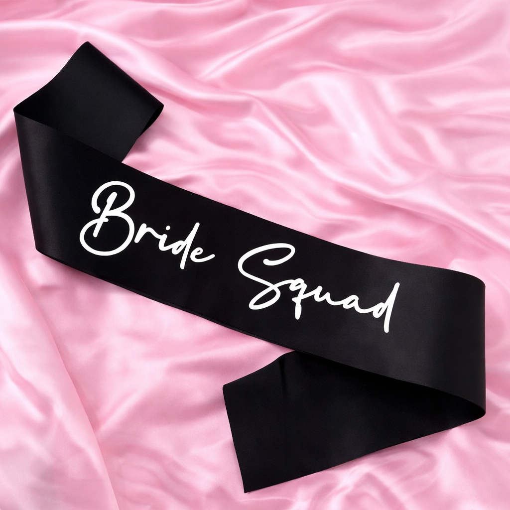 Bride To Be, Team Bride or Bride Squad Sash – Hen Party Sash