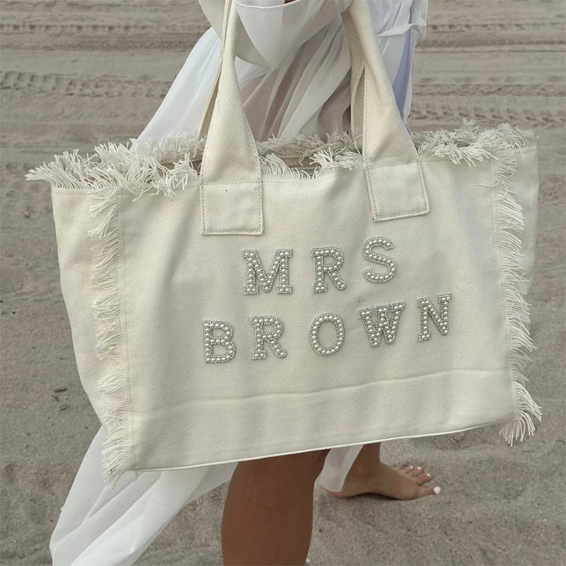 Personalised Mrs Tote Bag