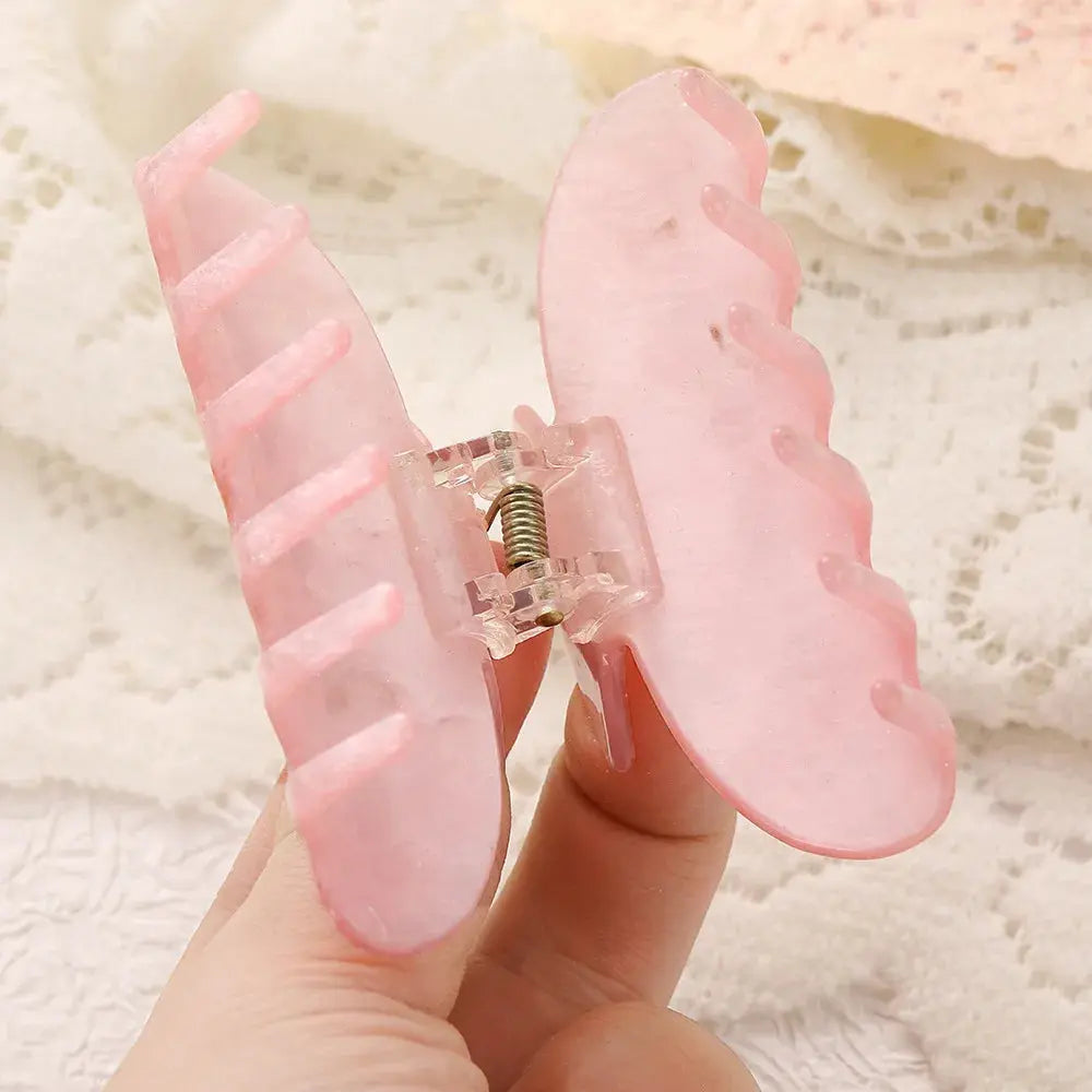 NEW Korean Style Letter Bride Acrylic Hair Claw Valentine's Day Gift Claw Clip Crab Hair Clip for Women Girls Hair Accessories The Hen Planner