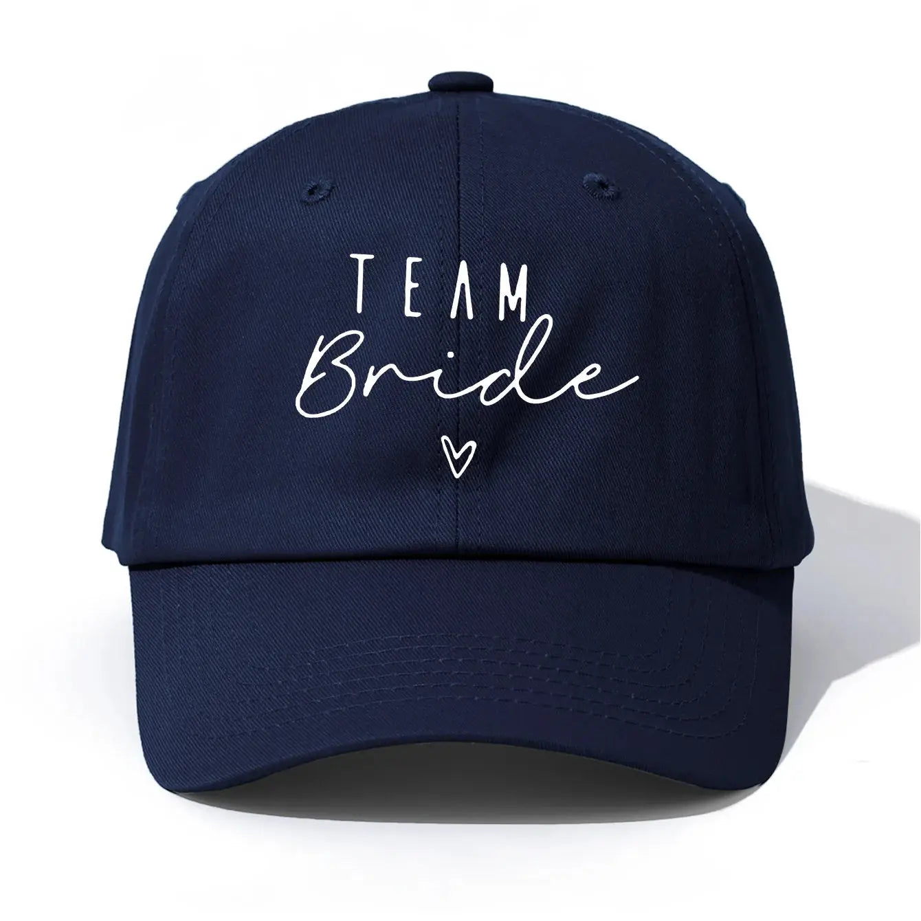 1pc Team Bride Print  Baseball Cap for Adults,  Minimalist Retro Style Casual Soft Adjustable Dad Hat, Perfect As Gift The Hen Planner