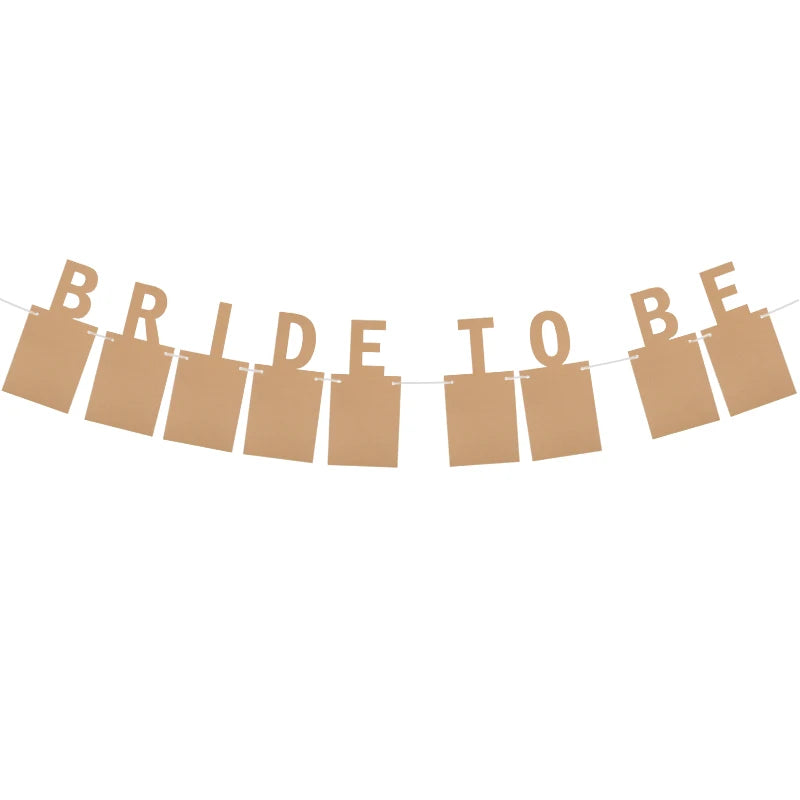 Bride To Be Photo Garland Banner