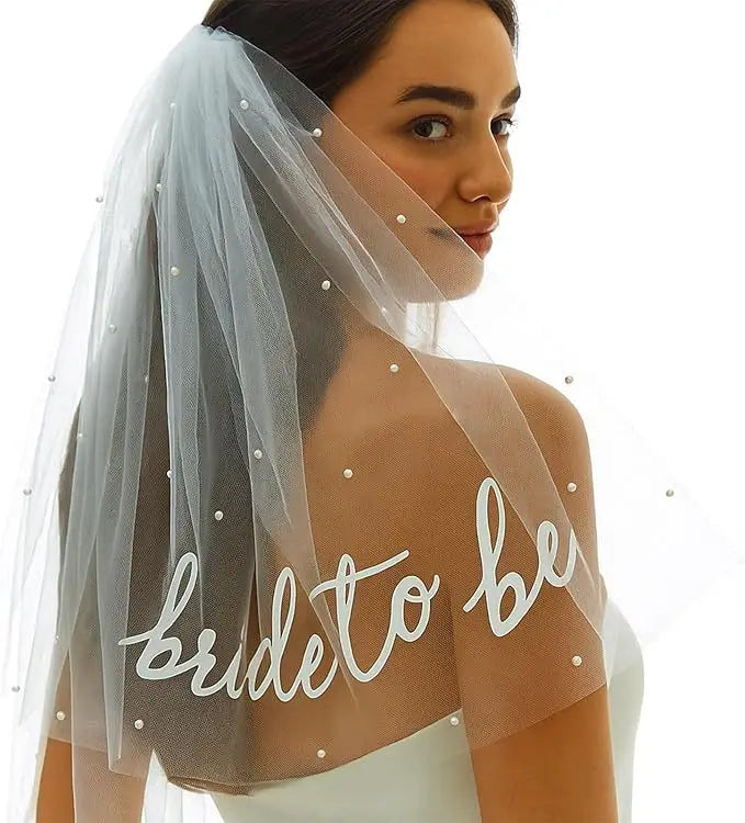 Bride to Be Pearl Veil