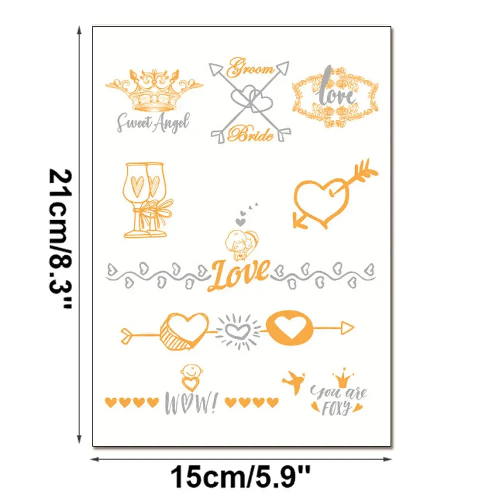 Bachelorette Party Temporary Tattoos Rose Gold Bride To Be Sticker Team Bride To Be Bridesmaid Wedding Hot Stamping Gifts Favors The Hen Planner