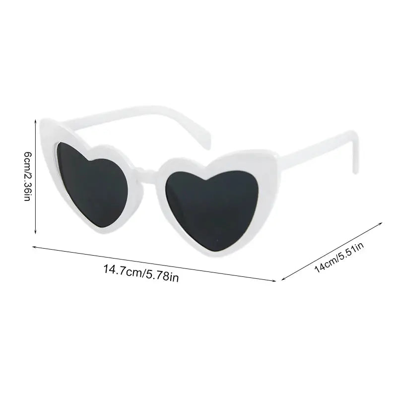 Heart Shaped Hen Party Sunglasses - The Hen Planner