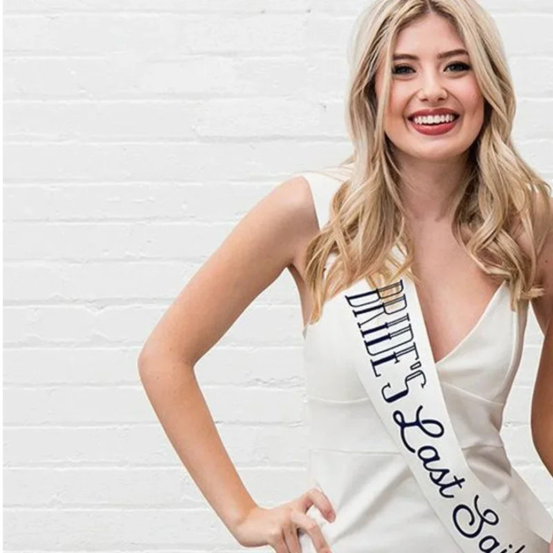 Last Sail Before the Veil Bridal Sash or Veil