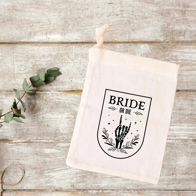Set of 5 “Bride or Die” Hangover Bags - The Hen Planner