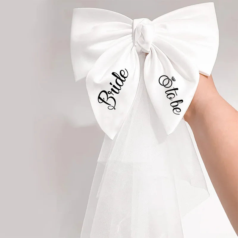 Bride to Be Bow Veil