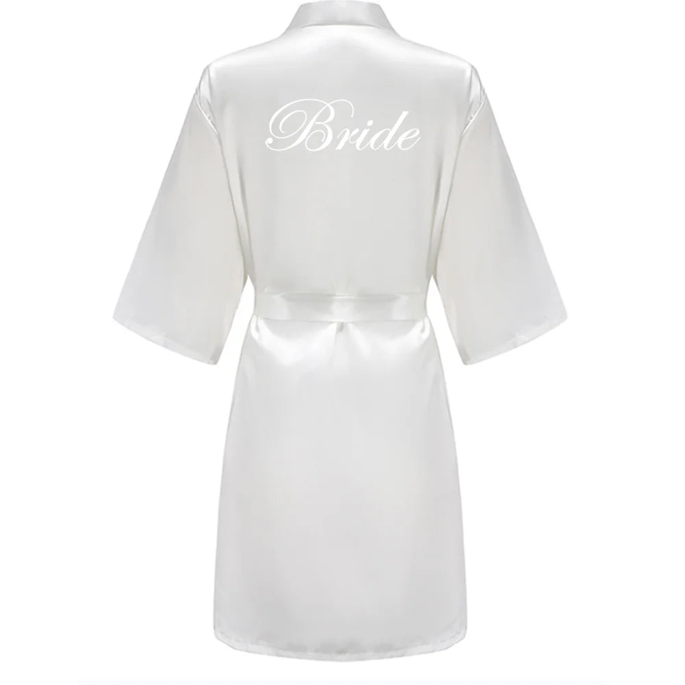 Bride & Bridesmaid Satin Robes