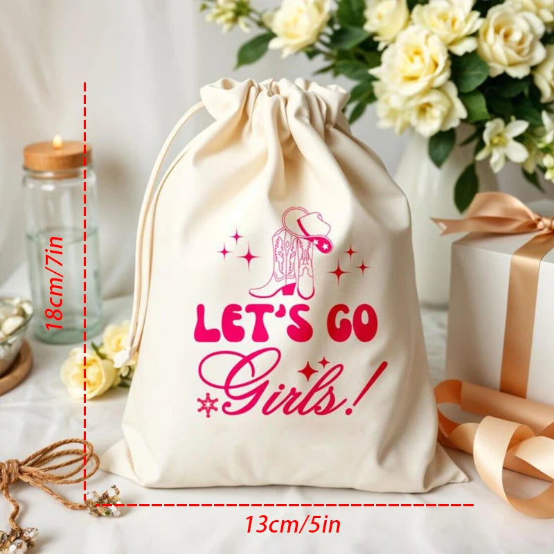 Set of 5 “Let’s Go Girls” Hangover Bags