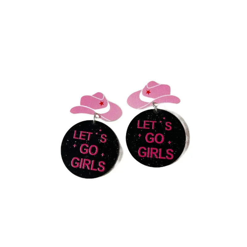Last Rodeo Cowgirl Hen Party Earrings