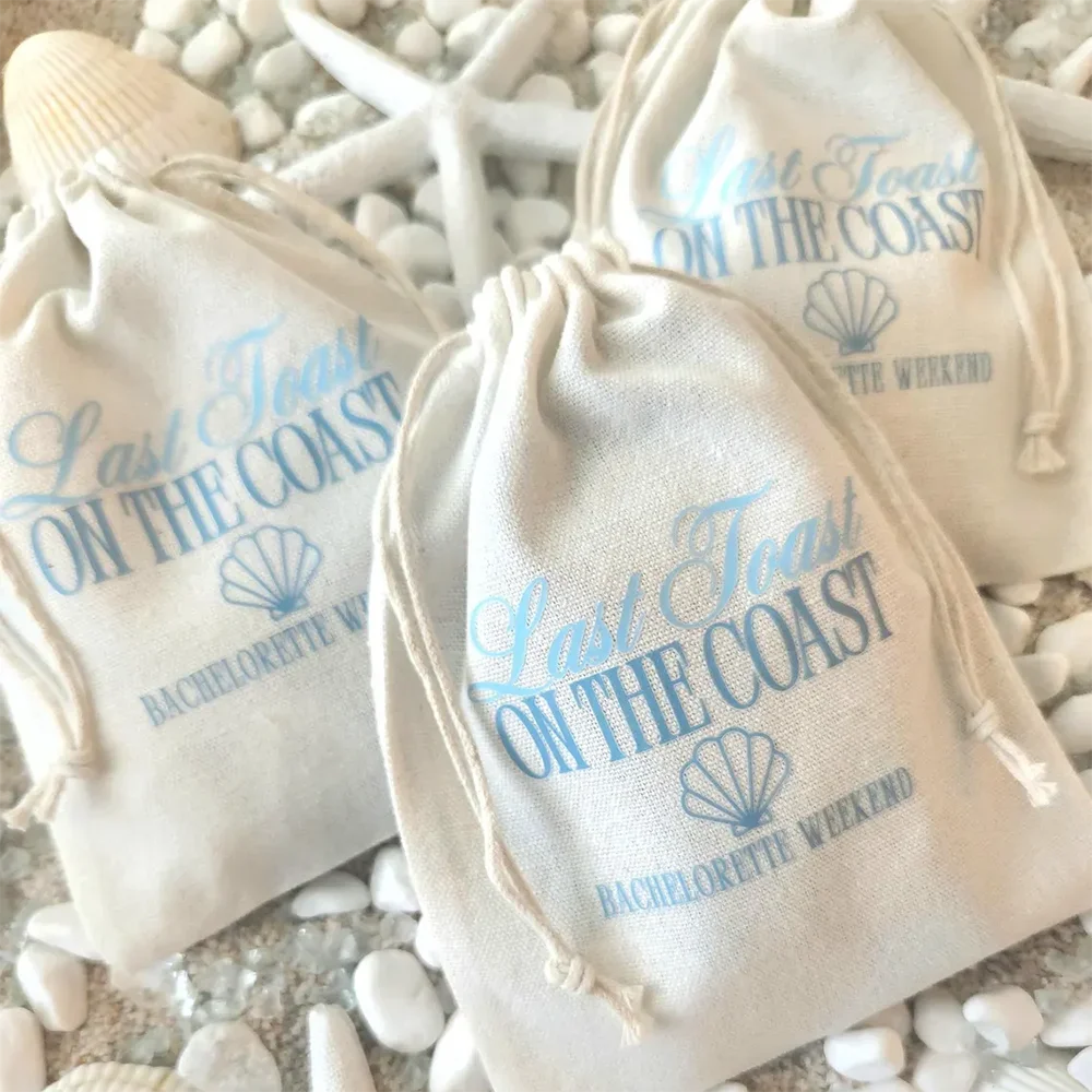 Last Toast on the Coast Hangover Bags - 5 Pack - The Hen Planner