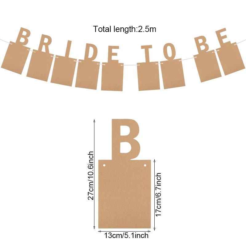 Bride To Be Photo Garland Banner
