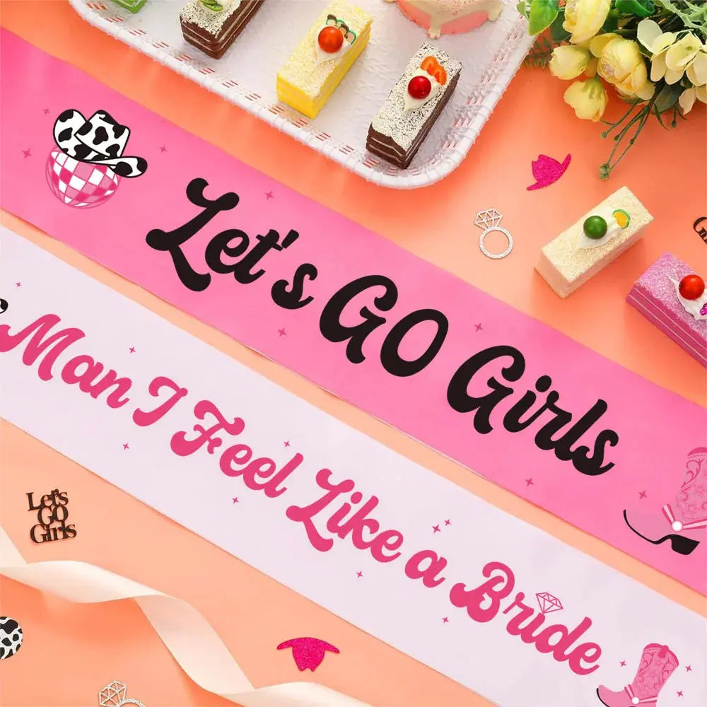 Let’s Go Girls Sash Set (7 Pack) - The Hen Planner