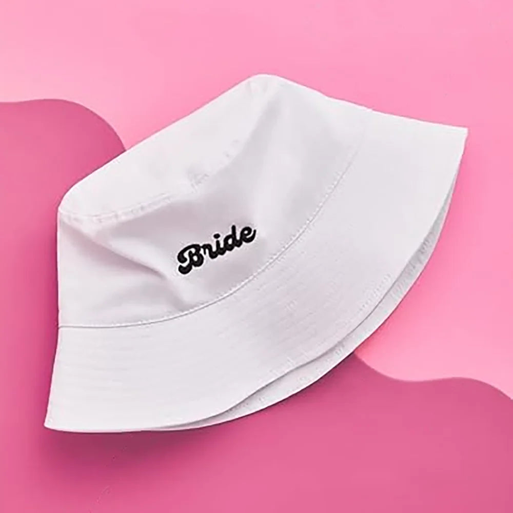 Bride White Bucket Hat – Soak Up the Sun