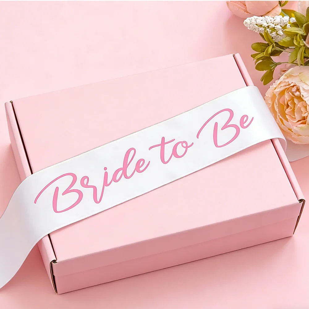 Soft Pink Bride To Be Sash