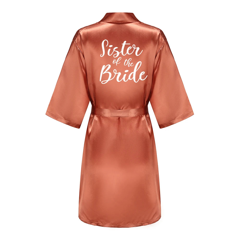 Bride & Bridesmaid Satin Robes