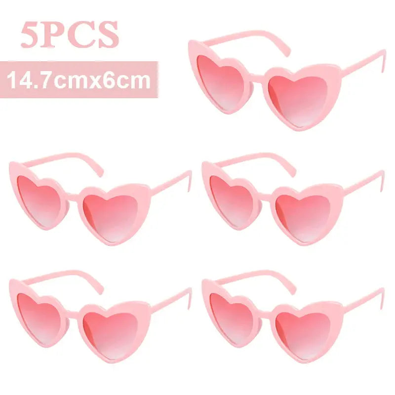 Heart Shaped Hen Party Sunglasses - The Hen Planner