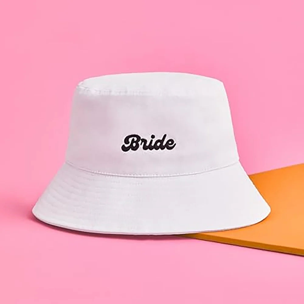 Bride White Bucket Hat – Soak Up the Sun