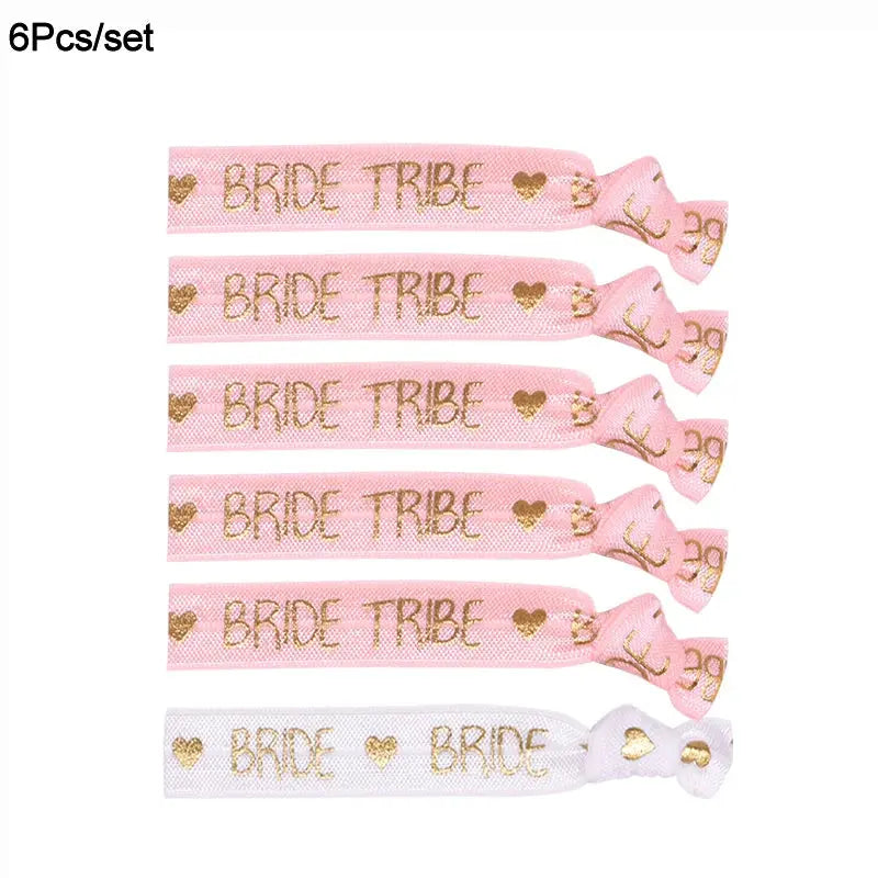 6/11pcs Team Bride Bachelorette Party Bracelet Bride To Be Decoration Accessories Hen Party Wedding Bridal Shower Supplies The Hen Planner
