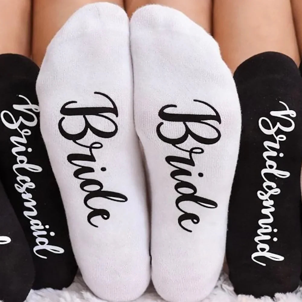 Bridal Team Socks Bachelorette Party Favor Bridesmaid Gift Wedding Morning Socks Bride To Be Accessories Bridal Shower Cute Gift The Hen Planner