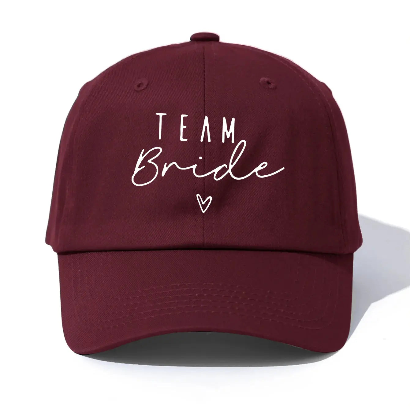 1pc Team Bride Print  Baseball Cap for Adults,  Minimalist Retro Style Casual Soft Adjustable Dad Hat, Perfect As Gift The Hen Planner