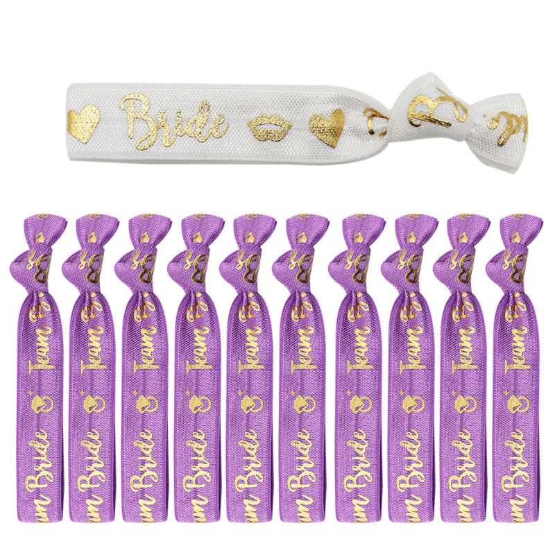 Bride To Be Hen Party Wristbands – Set of 11