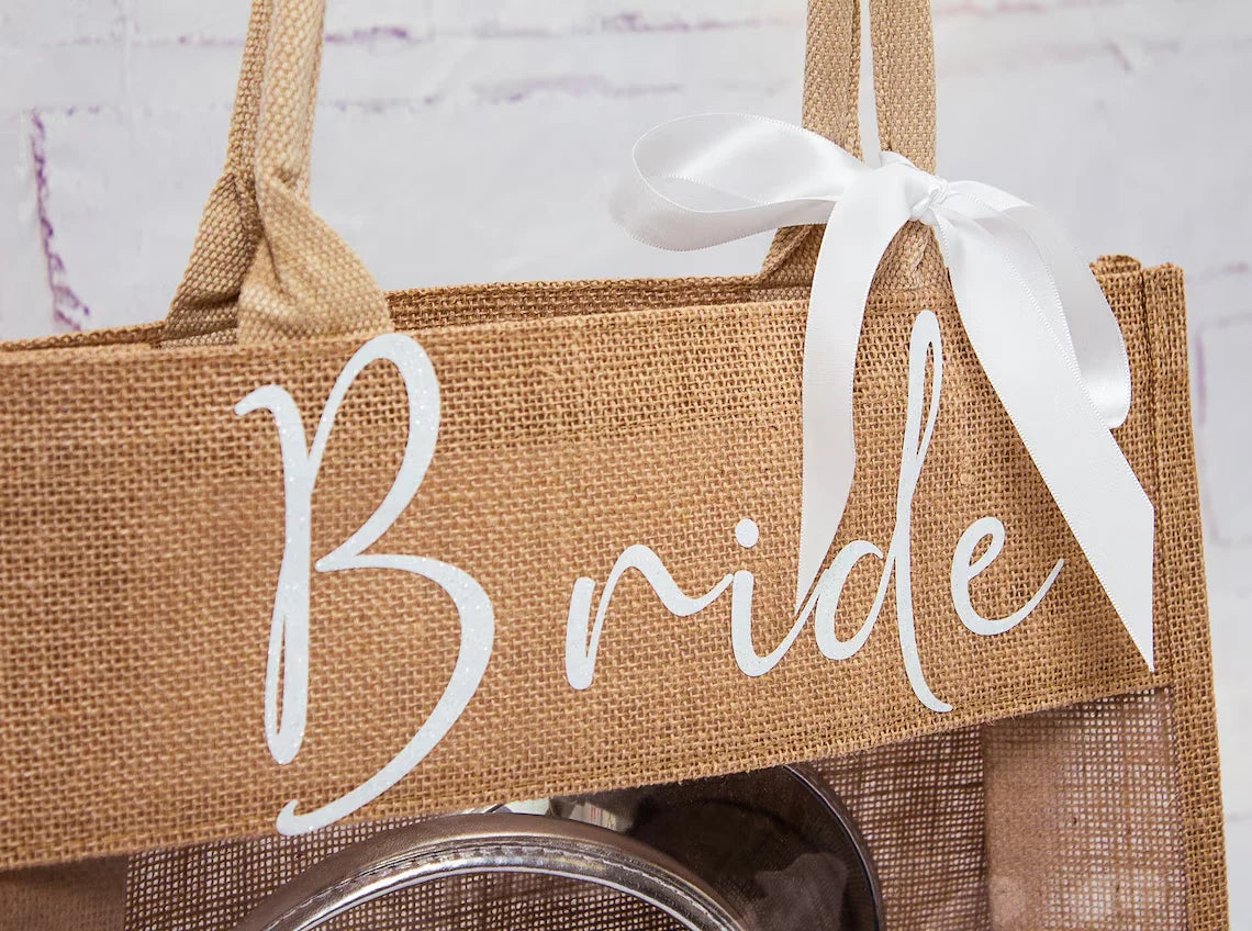 Bride Semi-Transparent Beach Bag | Bridal Tote for Honeymoon & Hen Party