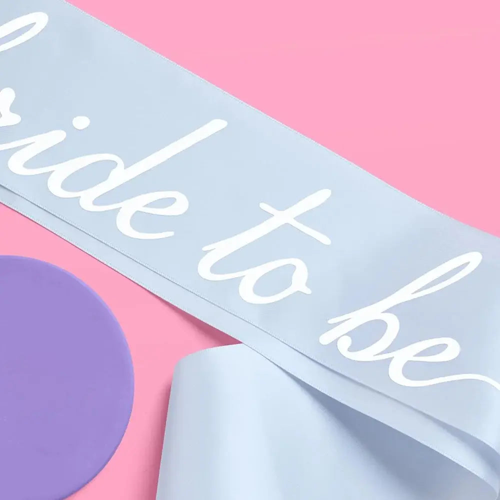 Something Blue Bride To Be Hen Party Sash - The Hen Planner