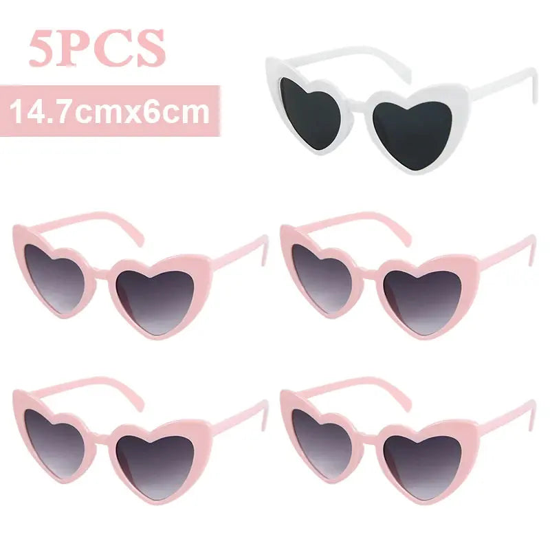 Heart Shaped Hen Party Sunglasses - The Hen Planner