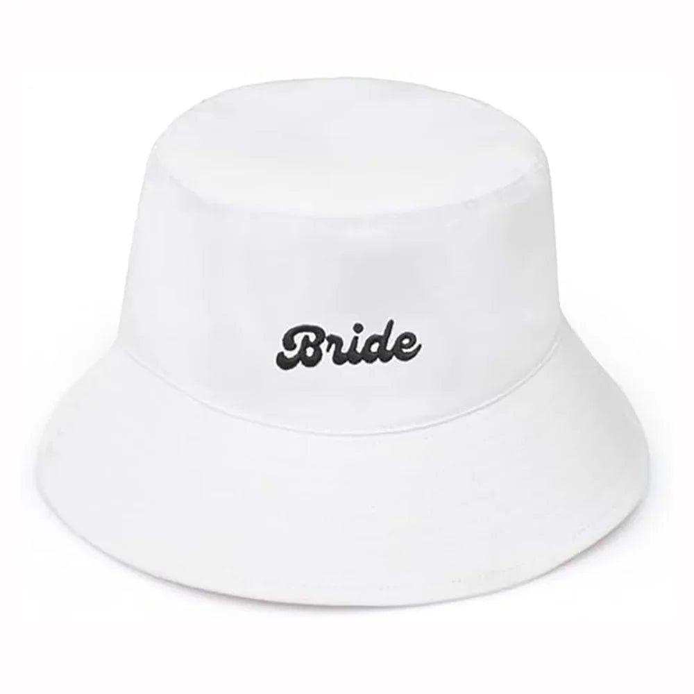 Bride White Bucket Hat – Soak Up the Sun