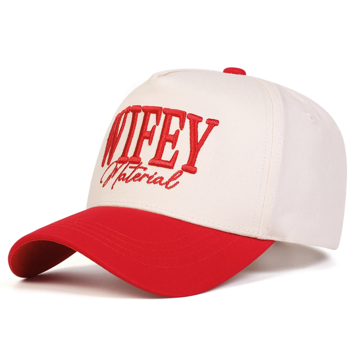 Unisex WIFEY MATERIAL Letter Embroidery Baseball Caps Spring and Autumn Outdoor Adjustable Casual Hats Sunscreen Hat Sports Cap The Hen Planner