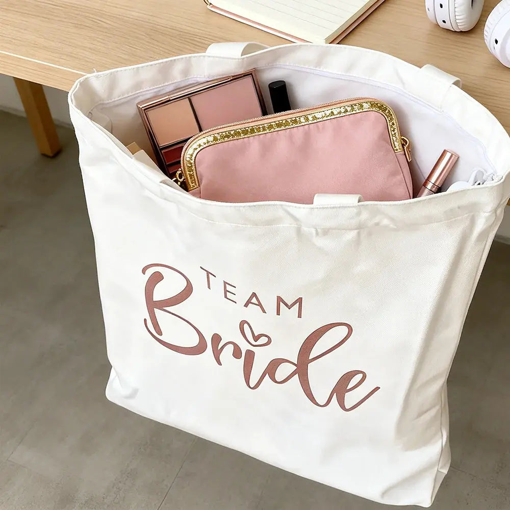 Team Bride Graphic Handbag bridesmaid gift for Bachelorette Party supplies Bridal Shower Tote for Bridesmaids and Wedding Events The Hen Planner