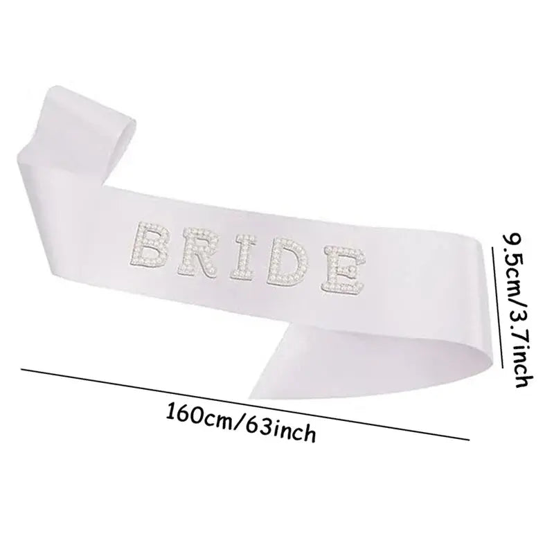 Bride to Be Rhinestone Sash - The Hen Planner