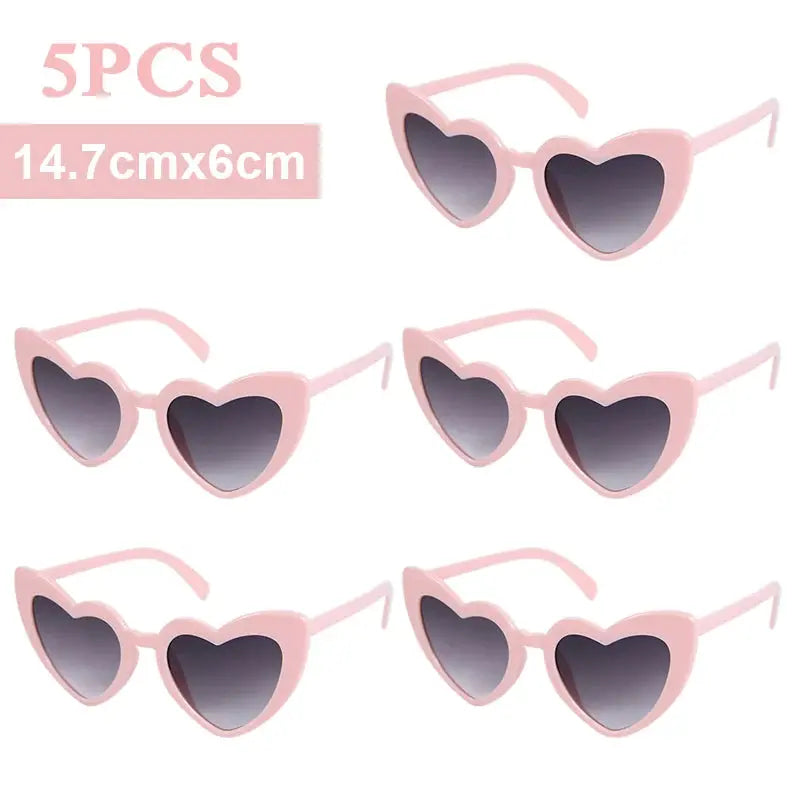 Heart Shaped Hen Party Sunglasses - The Hen Planner