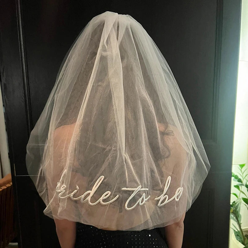 Bride to Be Embroidered Headband